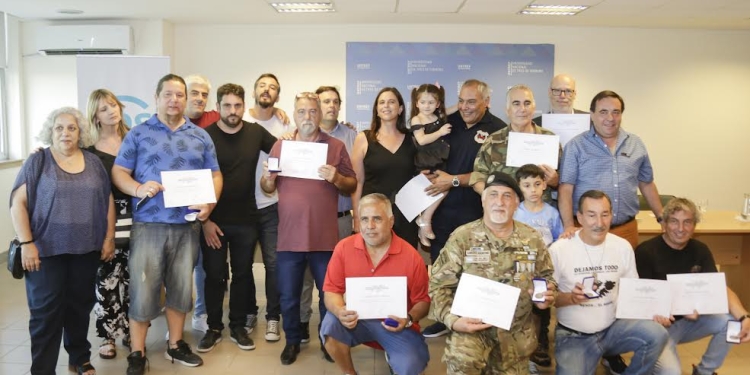 El IPS homenajeó a los caidos y ex combatientes de Malvinas